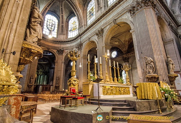View of St Sulpice high altar